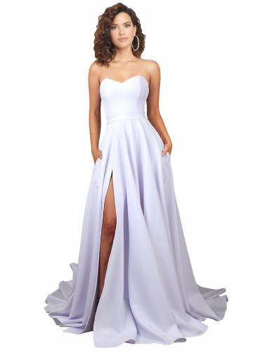 Stretch Crepe A-Line Long Sleeveless Beach Wedding Dress Cairns