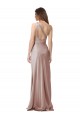 Stretch Satin Sheath Long Sleeveless Open Back Formal Evening Gown / Prom Dress / Bridesmaid Dress Cairns