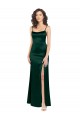 Stretch Satin A-Line Long Sleeveless Open Back Formal Evening Gown / Prom Dress / Bridesmaid Dress Cairns