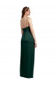Stretch Satin Column Long Sleeveless Low Back Formal Evening Gown / Prom Dress / Bridesmaid Dress Cairns