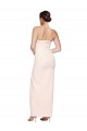 Stretch Satin Mermaid Long Sleeveless Low Back High Slit Prom Dresses Cairns