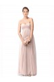 Tulle A-Line Long Cap Sleeves Bridesmaid Dress Cairns