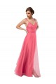 Tulle A-Line Long Sleeveless V-Back Bridesmaid Dress Cairns