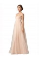 Tulle A-Line Long Sleeveless Bridesmaid Evening Gowns Cairns