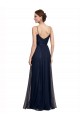 Tulle & Lace A-Line Long Sleeveless Dark Navy Bridesmaid Dresses Cairns