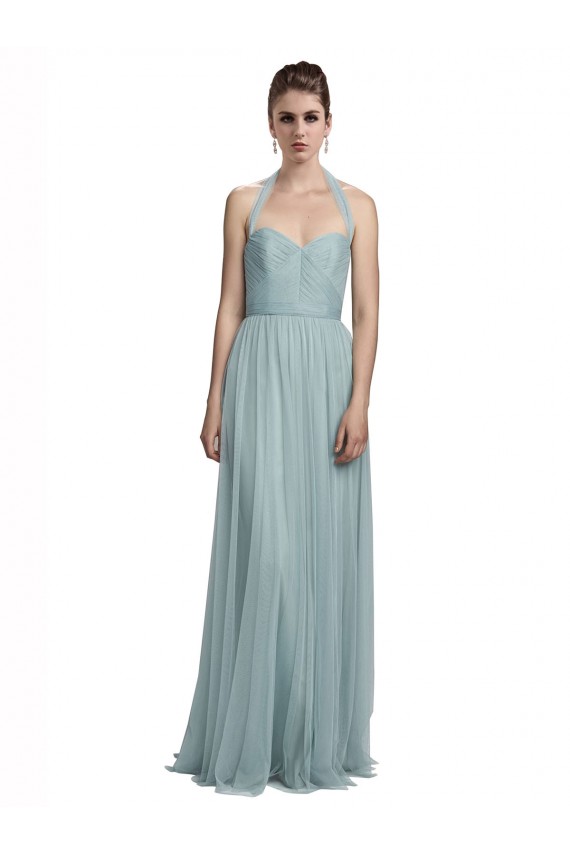 Tulle A-Line Long Sleeveless Bridal Party Dress / Evening Dress Cairns