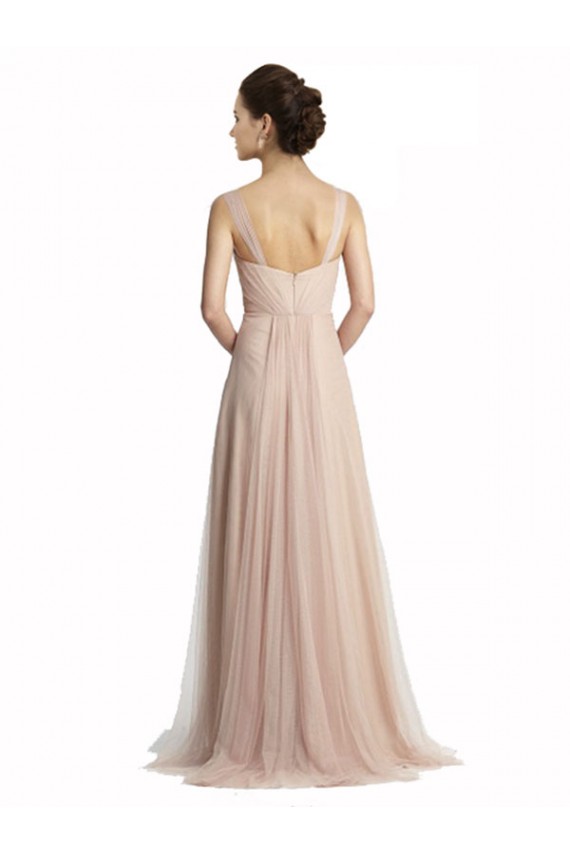 Tulle A-Line Long Sleeveless Bridesmaid Evening Dress Cairns