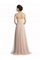 Tulle A-Line Long Sleeveless Bridesmaid Evening Dress Cairns