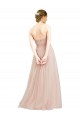 Tulle A-Line Long Sleeveless Open Back Semi Formal Dress / Bridesmaid Dress Cairns