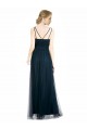 Tulle A-Line Sleeveless Blue Bridesmaid Dress Cairns