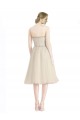 Tulle A-Line Cocktail Length Sleeveless Bridesmaid Dress Cairns