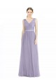 Tulle A-Line Sleeveless Lilac Bridesmaid Dress Cairns