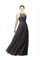 Tulle & Lace A-Line Long Sleeveless Criss Cross Back Bridesmaid Dress Cairns