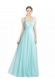 Tulle A-Line Sleeveless Mint Green Bridesmaid Dress Cairns