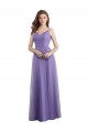 Tulle A-Line Long Sleeveless V-Back Formal Dress / Bridesmaid Dress Cairns