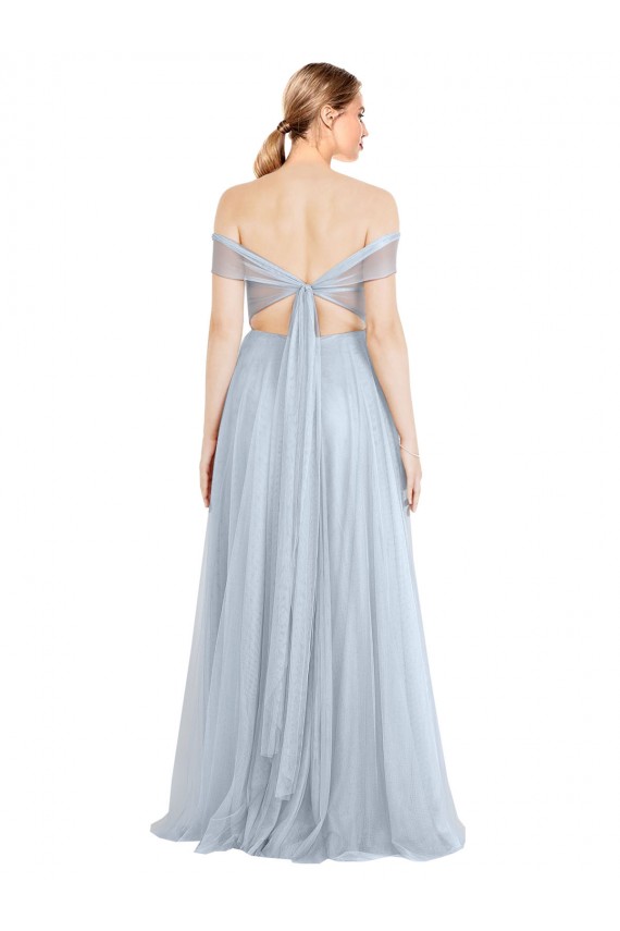 Tulle A-Line Long Sleeveless Evening Dress / Bridesmaid Dress Cairns