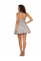 Tulle A-Line Short Sleeveless Criss Cross Open Back Bridesmaid Dress Cairns