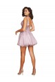 Tulle A-Line Short Sleeveless V-Back Bridesmaid Dress Cairns
