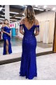 Velvet Sequin Sheath Long Sleeveless Prom Dress / Evening Gown Cairns