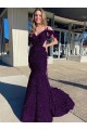 Velvet Sequin Sheath Court Train Sleeveless Long Prom Dress / Evening Dress Cairns