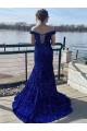 Velvet Sequin Sweep Train Sleeveless Prom Dress Cairns