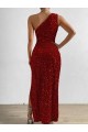 Velvet Sequin Long Sleeveless Prom Dress / Evening Dress Cairns