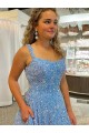 Velvet Sequin Court Train Sleeveless Prom Dress / Evening Dress Cairns