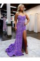 Velvet Sequin A-Line Court Train Sleeveless Prom Dress / Evening Dress Cairns