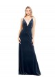 Stretch Velvet A-Line Long Sleeveless V-Back Prom Dress / Bridesmaid Dress Cairns