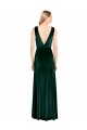 Stretch Velvet A-Line Long Sleeveless V-Back Bridesmaid Dress / Formal Dress Cairns