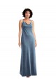 Stretch Velvet Sheath Long Sleeveless V-Back Bridesmaid Dress / Evening Dress Cairns