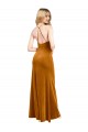 Stretch Velvet A-Line Long Sleeveless Criss Cross Open Back Formal Evening Gown / Prom Dress / Bridesmaid Dress Cairns