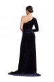 Stretch Velvet A-Line Sweep Train Long Sleeves Formal Evening Gown / Prom Dress / Bridesmaid Dress Cairns
