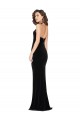 Stretch Velvet Sheath Long Sleeveless Low Back Semi Formal Evening Dress / Prom Dress / Bridesmaid Dress Cairns